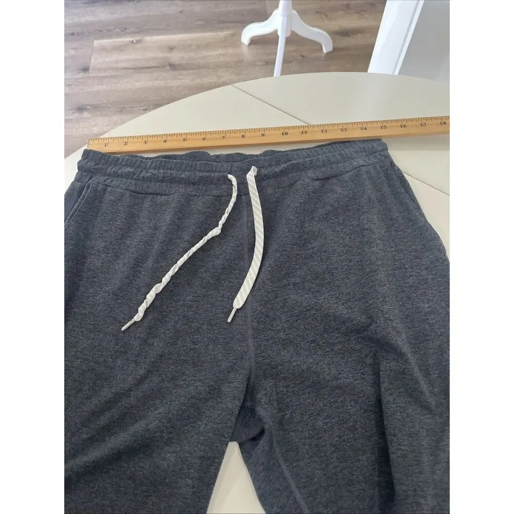 Vuori Womens Size S Gray Performance Jogger Soft Cropped Lounge Heather Pockets